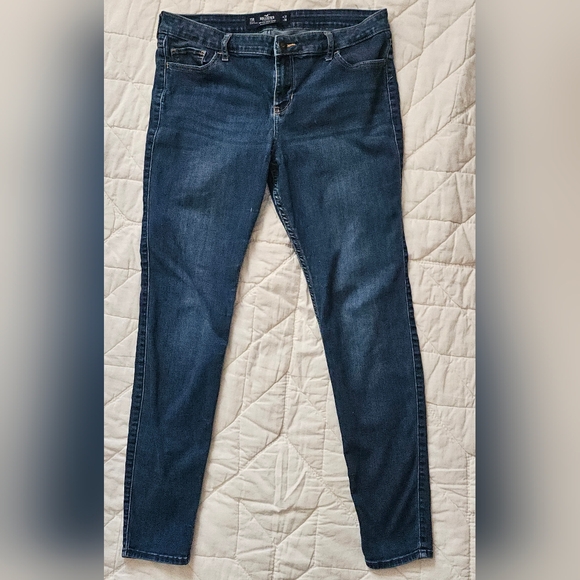 Hollister Denim - Hollister Mid Rise Super Skinny Blue Denim Jeans